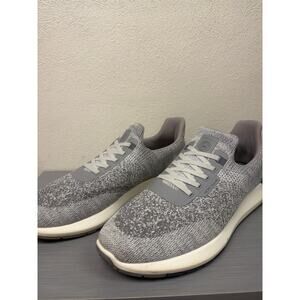 Peter Millar Hyperlight Shoe Apollo Moon Grey Knit Slip On MA22EF11 Mens 11.5